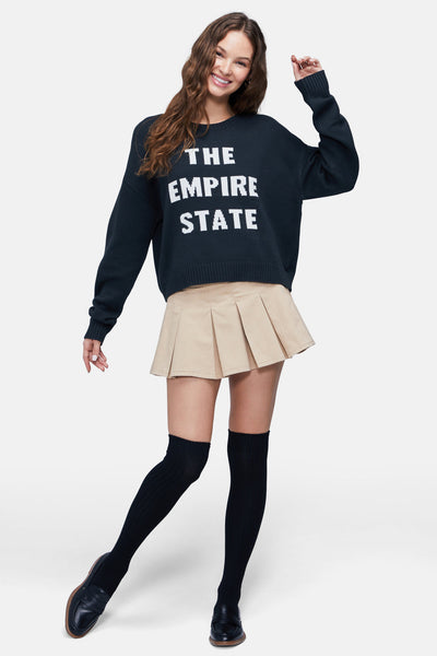 Wildfox Empire State Sweater in Pirate Black