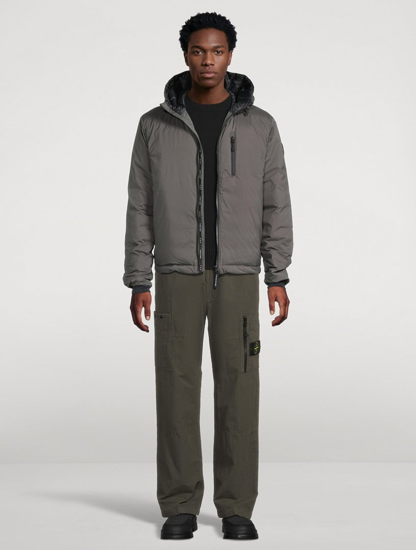 Canada Goose Men's Lodge Hoody R Tonal Disc - Khaki Haze