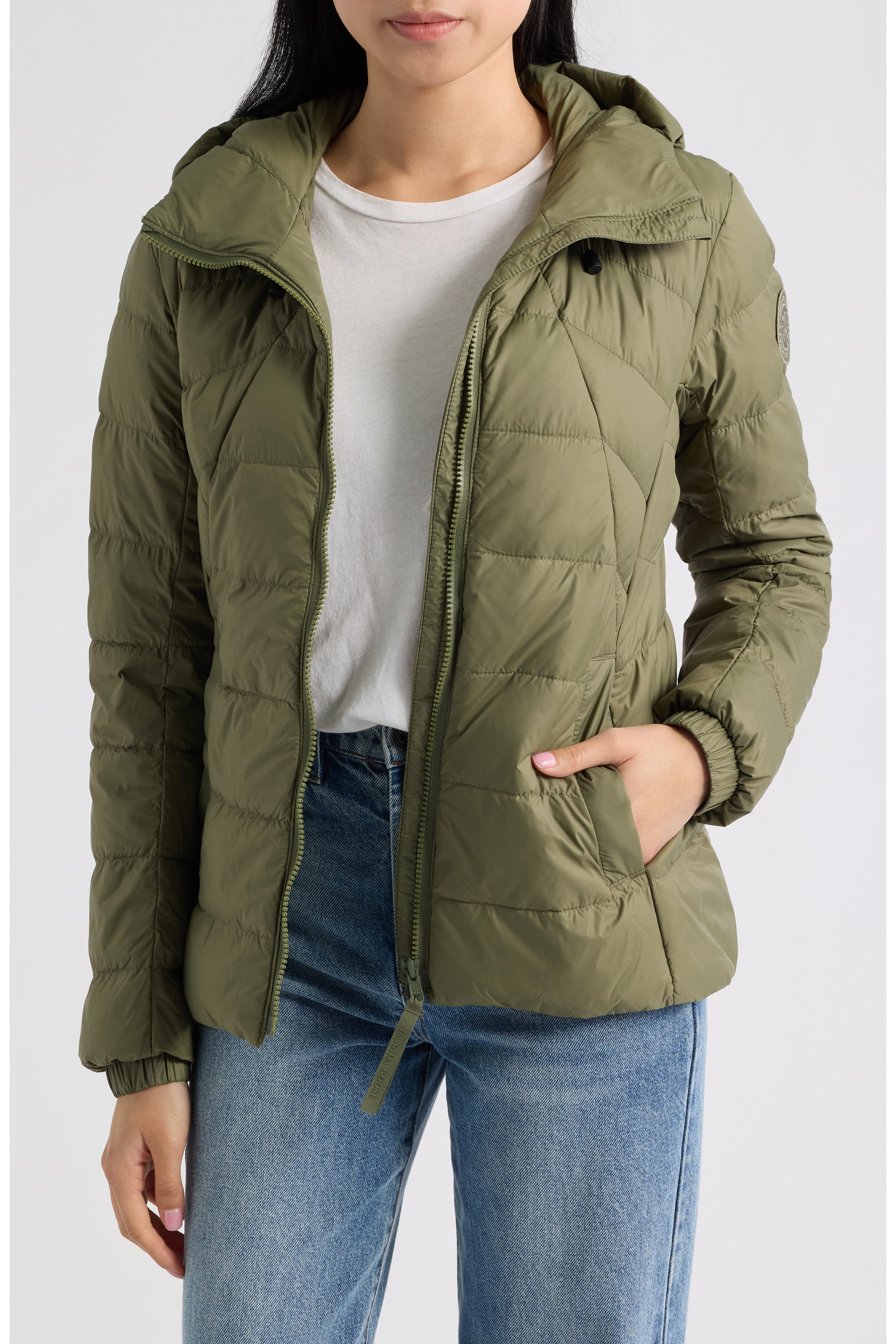 Canada Goose Women's Abbott Hoody Tonal Disc - Vireo Green