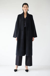 Velvet JG Carmel Cozy Coat in Black