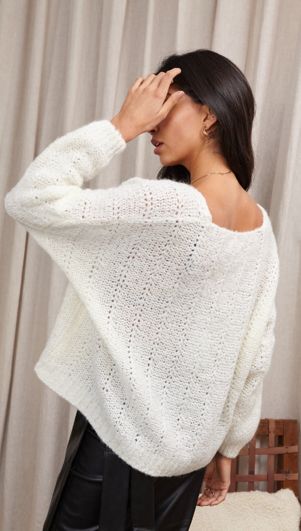 Charli Christine Sweater in Ivory
