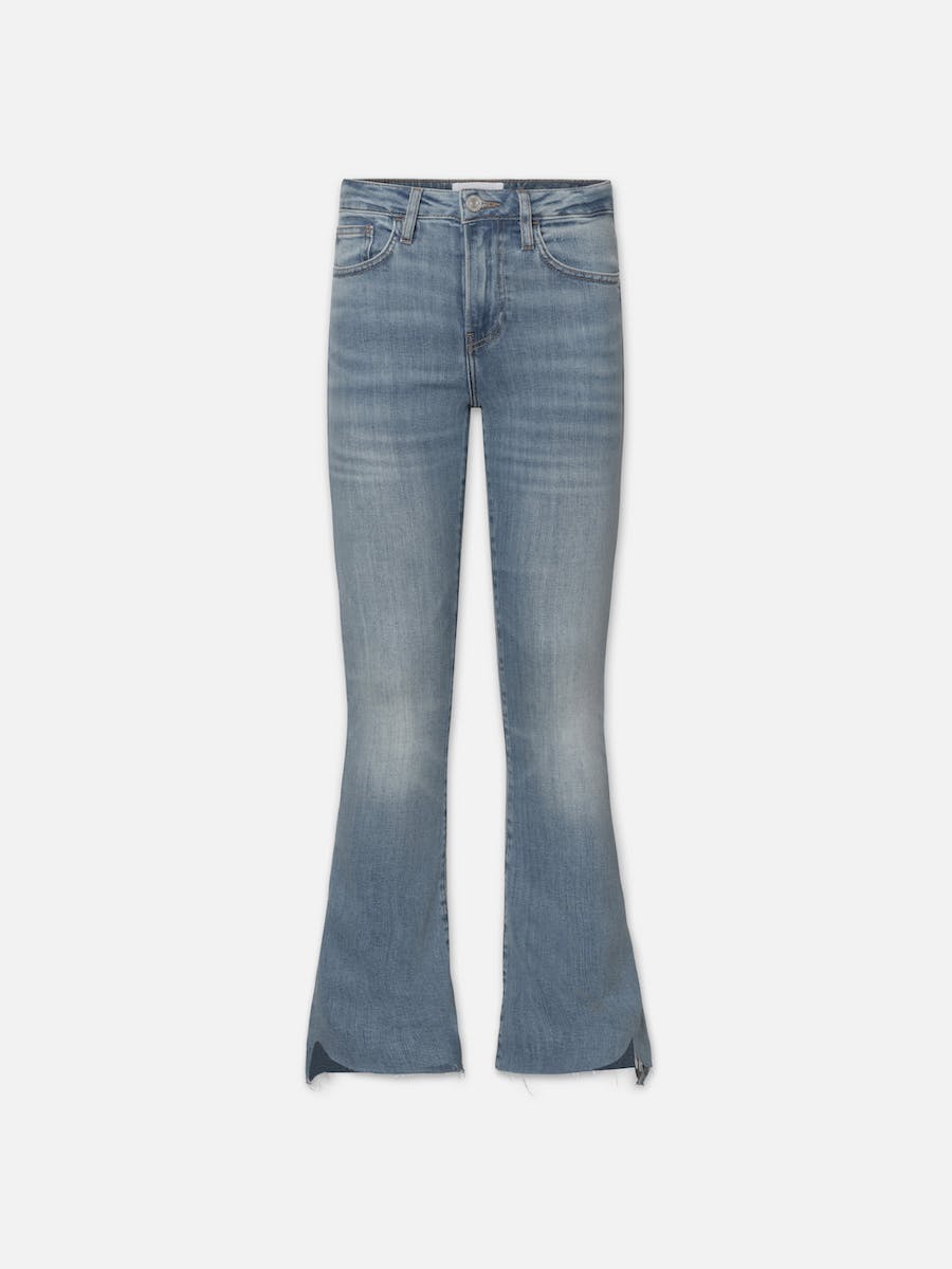 FRAME Le Crop Mini Boot Jean in Wavey