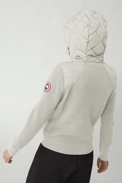 Canada Goose Women's HyBridge Quilted Knit Hoody - Cottongrass