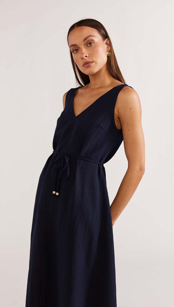 Staple the Label Remy Sleeveless Maxi Dress in Navy
