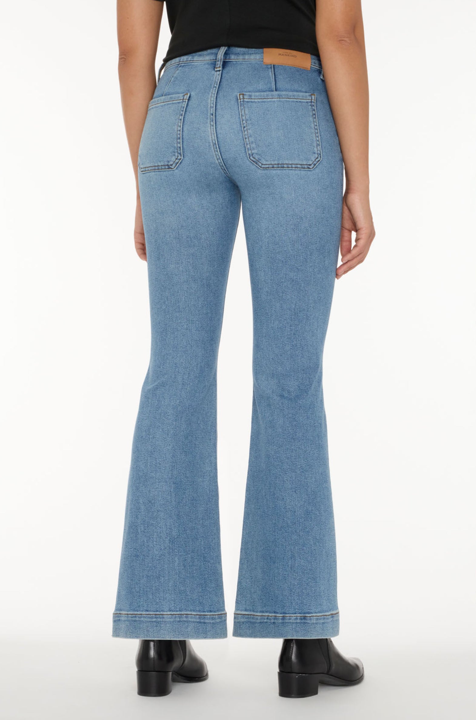 7 For All Mankind Dojo wide leg trouser jean in LSU