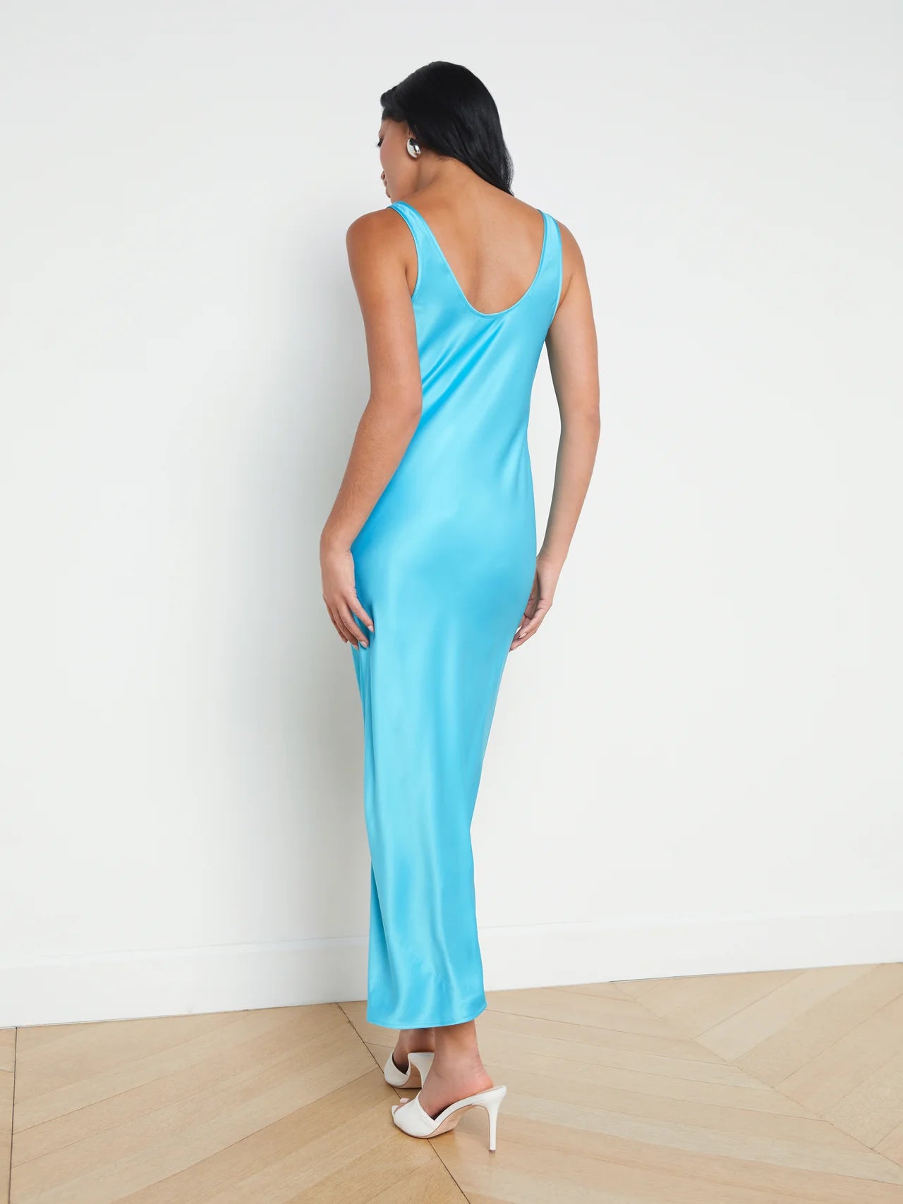 L'AGENCE Akiya Tank Dress in Blue Atoll