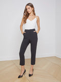 L'AGENCE Ludivine Italian suiting trouser in Black