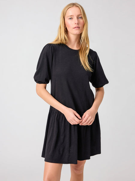 sanctuary Only Way Knit Short Sleeve Dress in Black