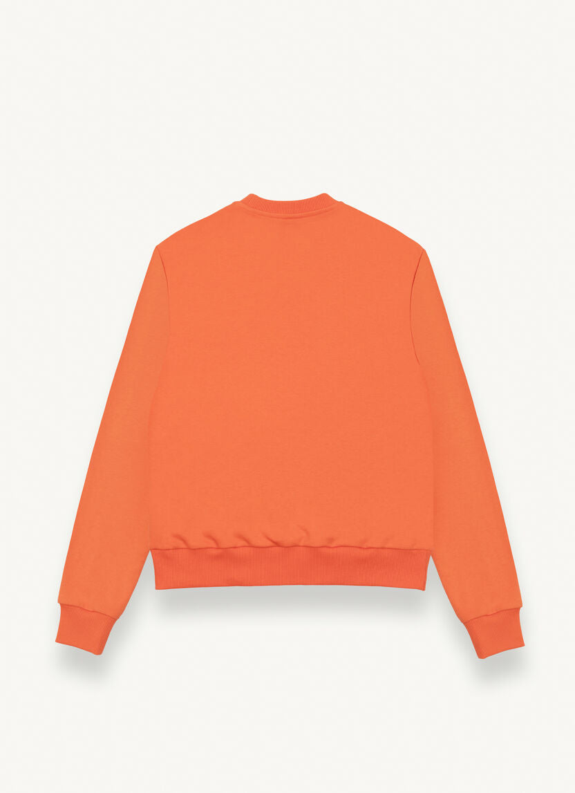 COLMAR Men's Solid Colour Crew-Neck Sweatshirt - Chili