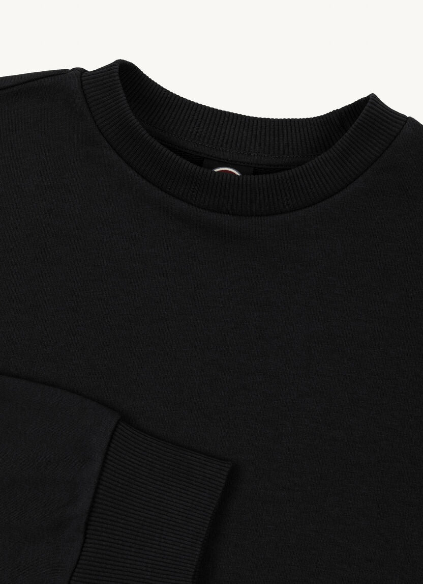 COLMAR Men's Solid Colour Crew-Neck Sweatshirt - Black