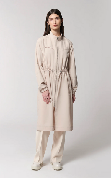 Soia & Kyo Henna Ultra Light Packable Trench in Mist