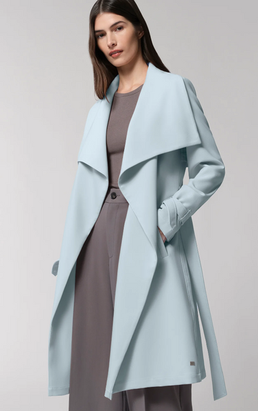 Soia & Kyo Olivia Relaxed Drapy Trench in Breeze