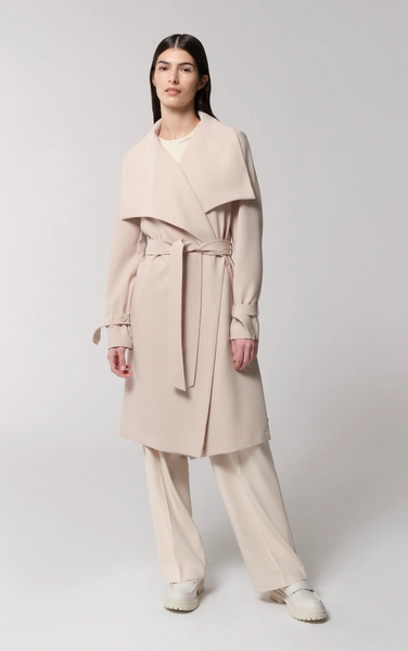 Soia & Kyo Olivia Relaxed Drapy Trench in Mist