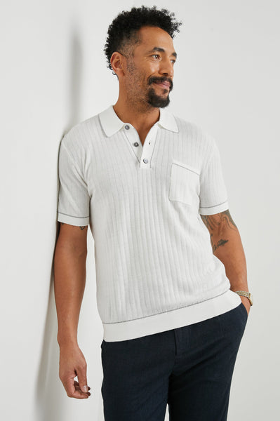 Rails Men's Hardy Polo Shirt - White