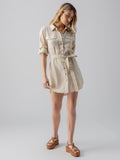 Sanctuary Pocket Shirt Dress in Vineyard Stripe