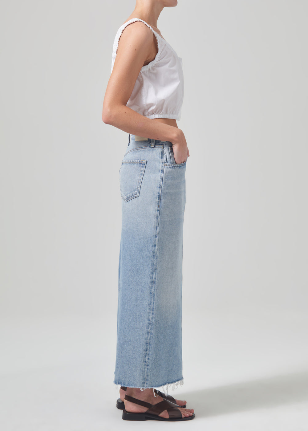 Citizens of Humanity Verona Column Skirt in Cavallo