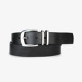 Brave Callianne Belt in Black Brindle with Polished Silver