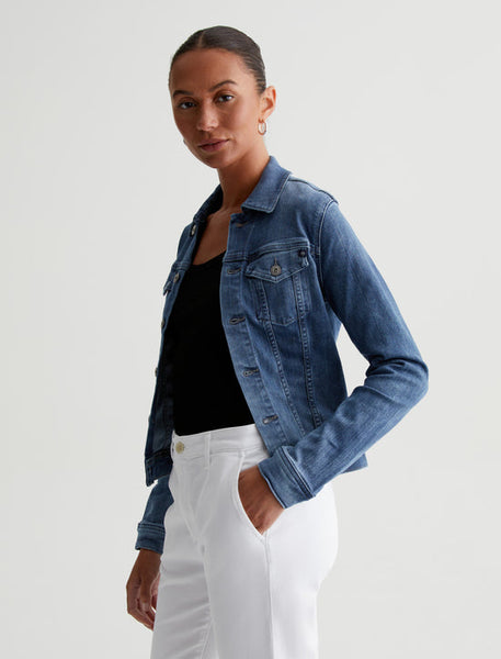 AG Robyn Slim Denim jacket in Streamside