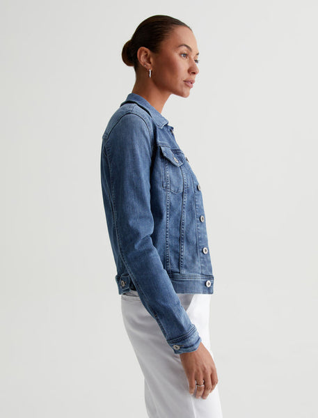 AG Robyn Slim Denim jacket in Streamside