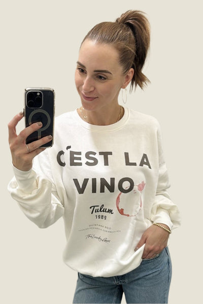 The Laundry Room C'est La Vino Jump Jumper in White