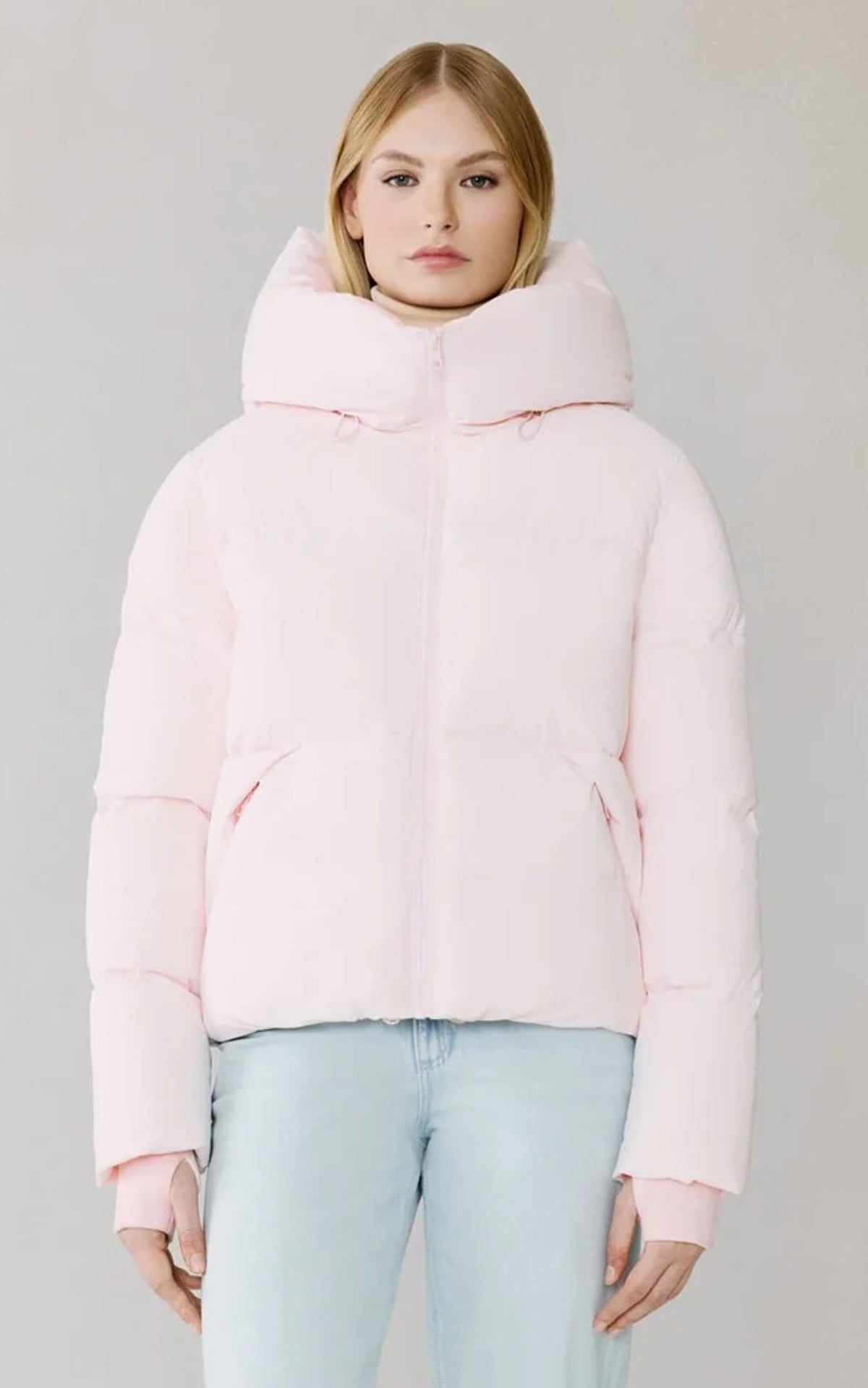 Soia&Kyo Iroh-NV Down Jacket in Rose Quartz