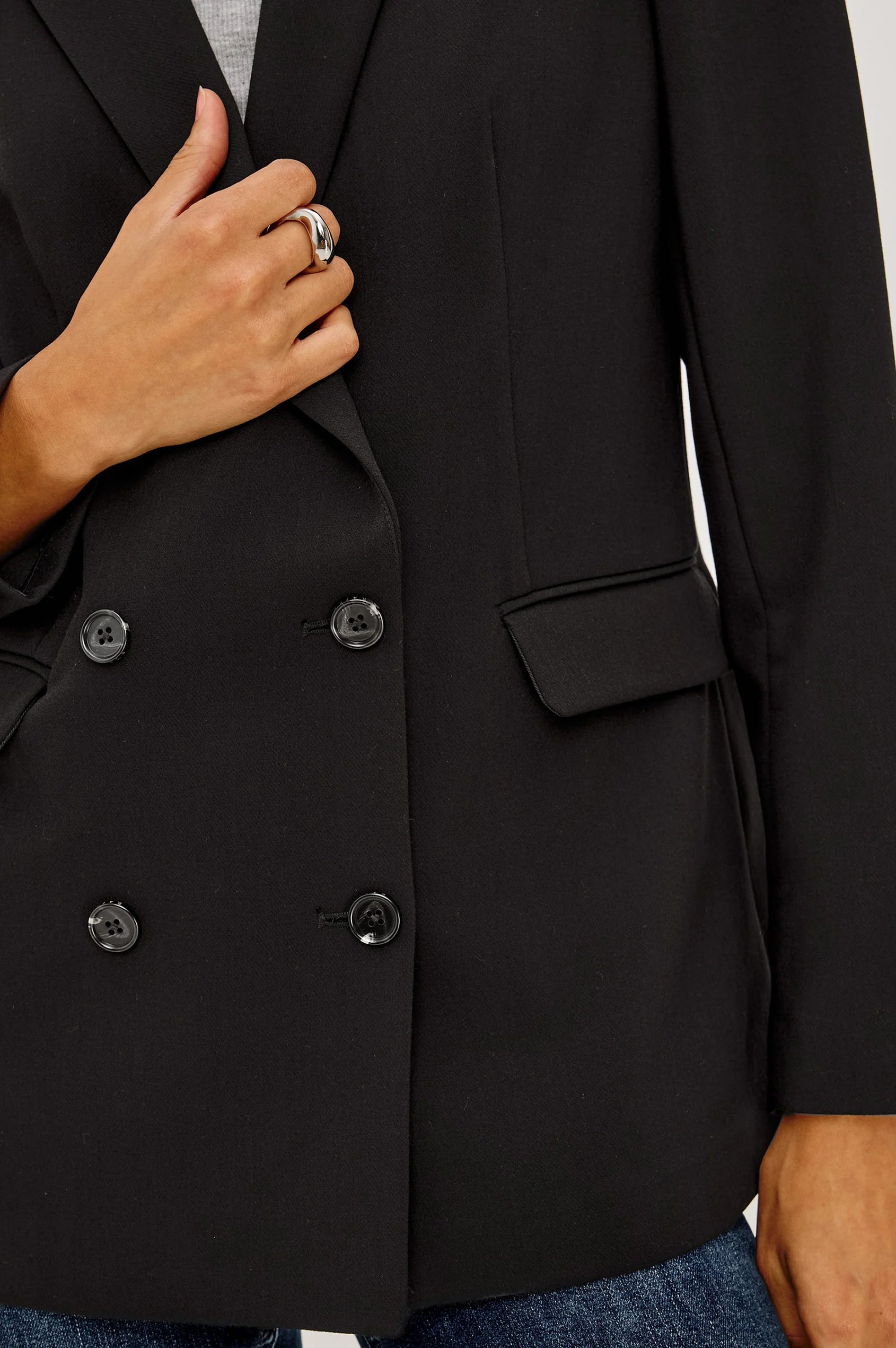 Rails Jac Blazer in Black