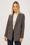 Rails Jac Blazer in Oxford Plum