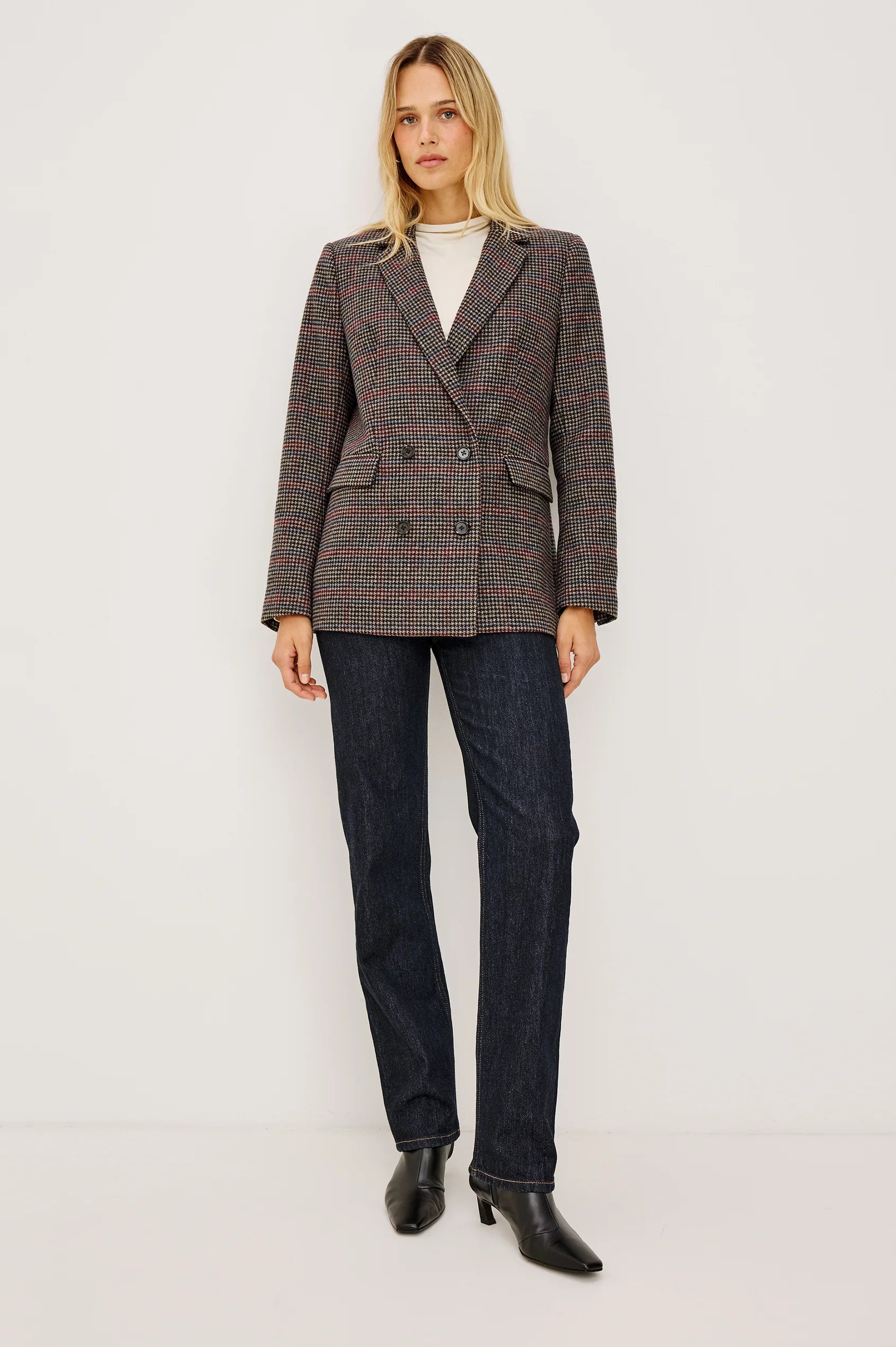 Rails Jac Blazer in Oxford Plum