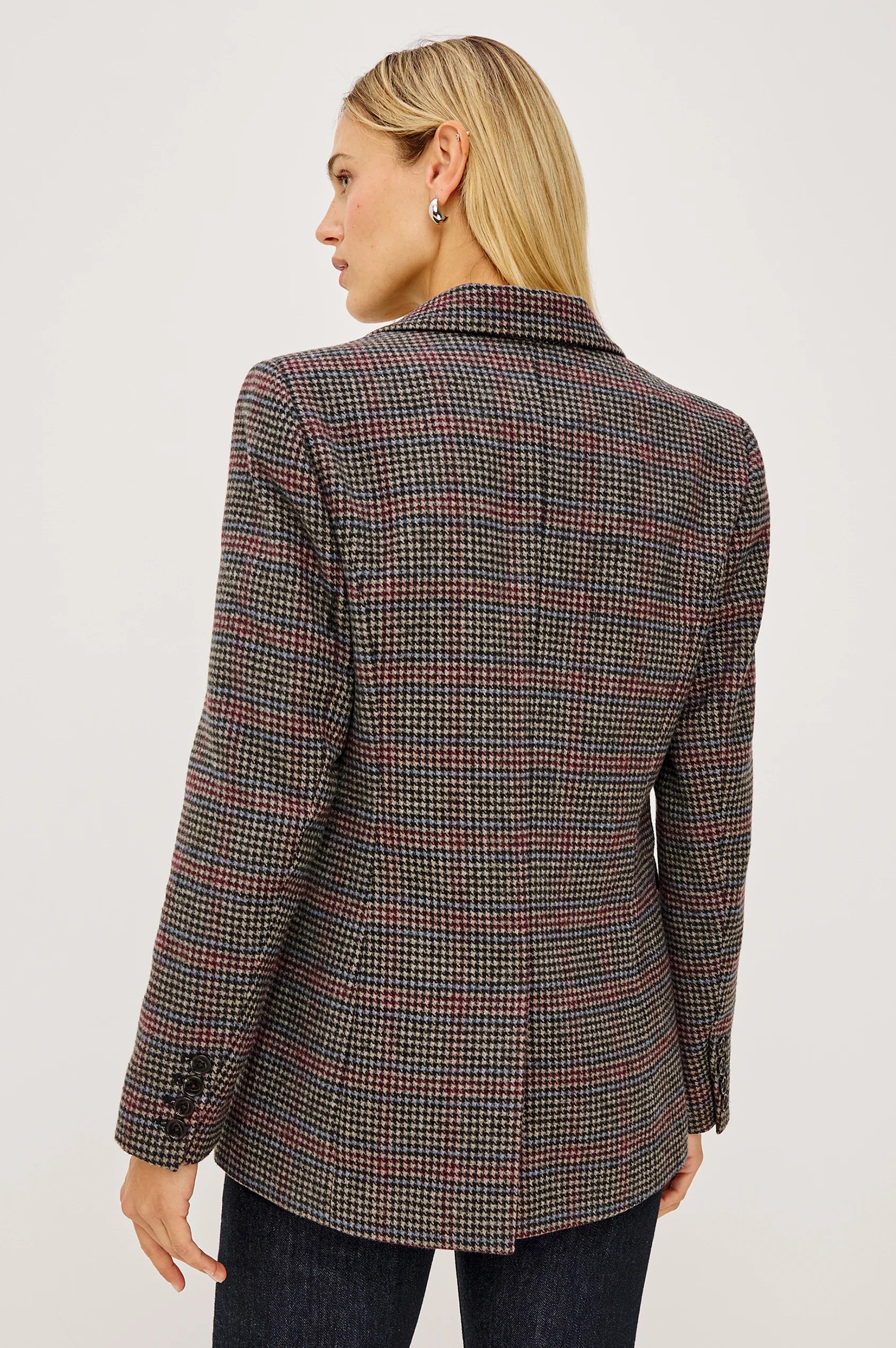 Rails Jac Blazer in Oxford Plum