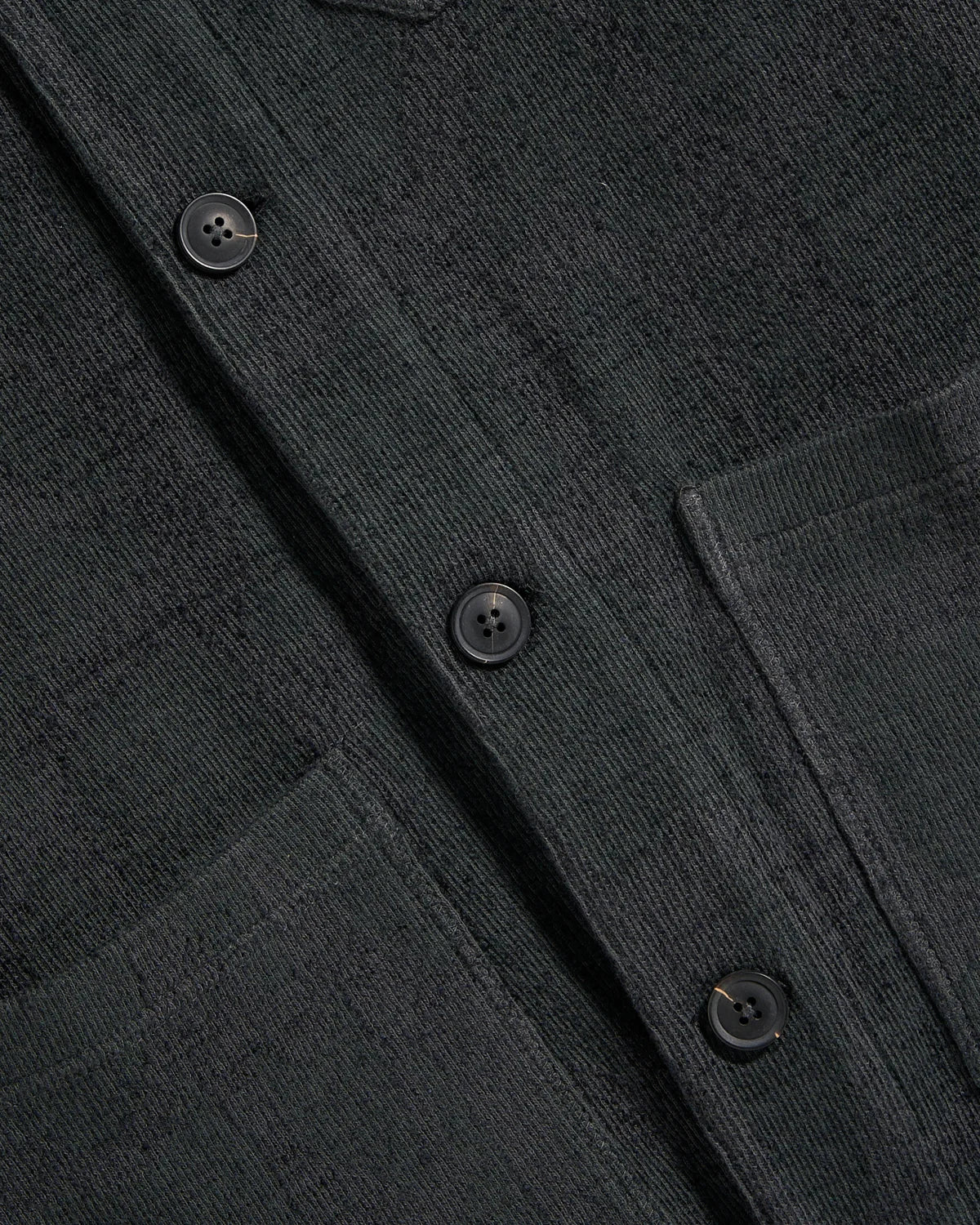 John Varvatos EDMUNDS LS Chenille Chore Jacket in Carbon Grey