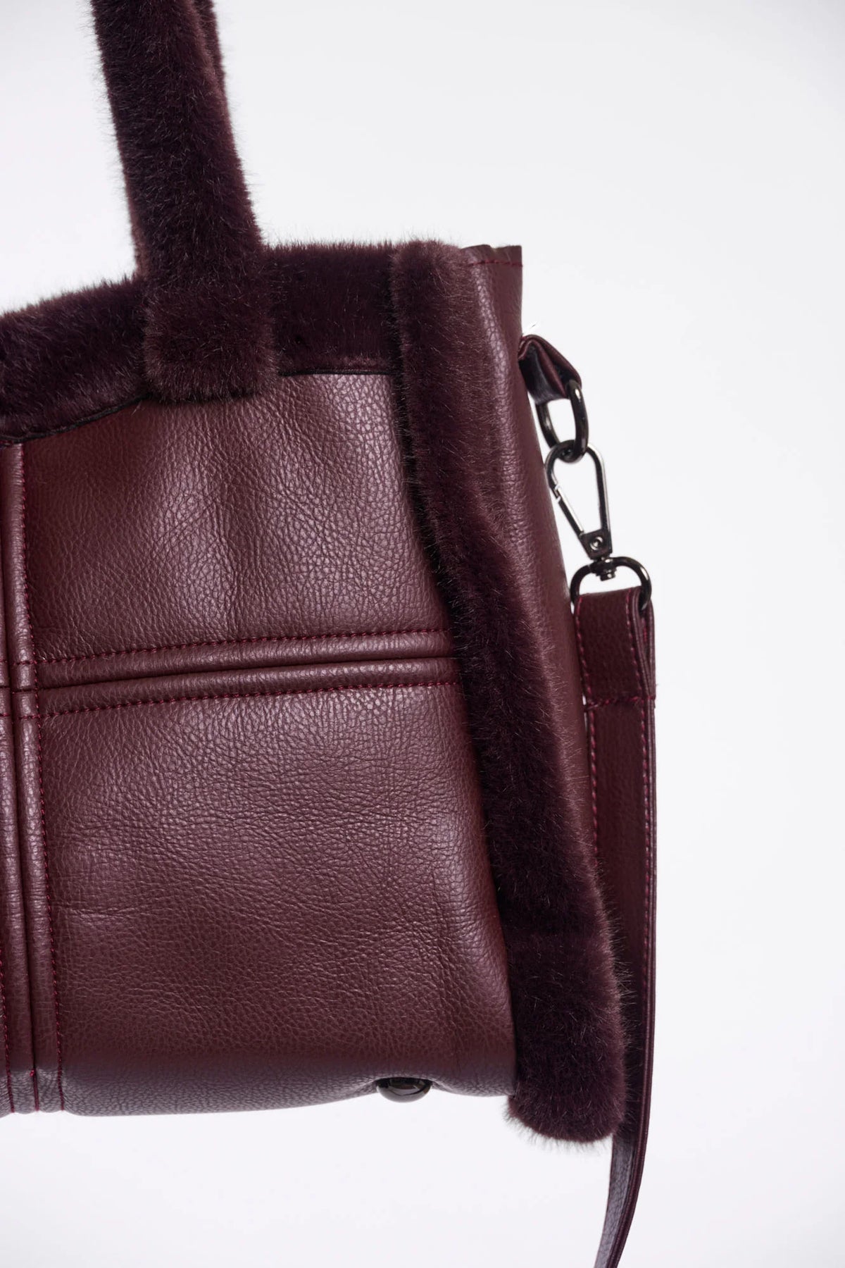 RINO & PELLE Jasha Small Shopper Bag in Fudge Cloak