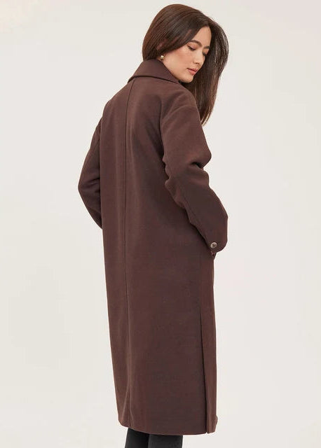 Gentle Fawn Agatha Coat in Chocolate