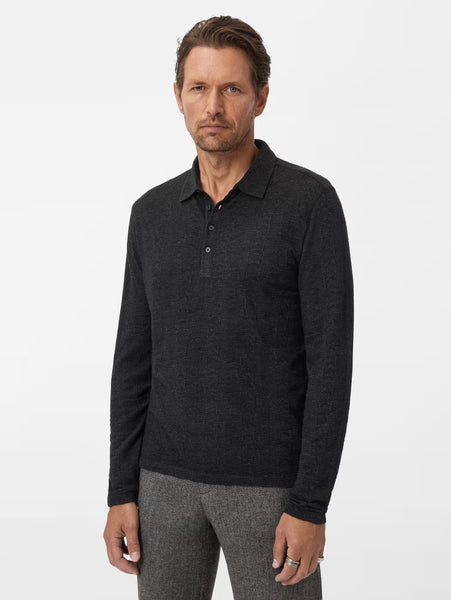John Varvatos Jalen Polo - Black