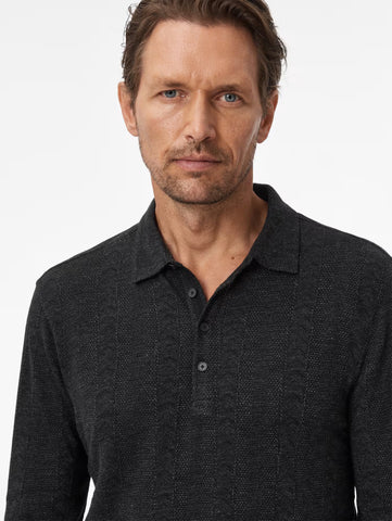 John Varvatos Jalen Polo - Black