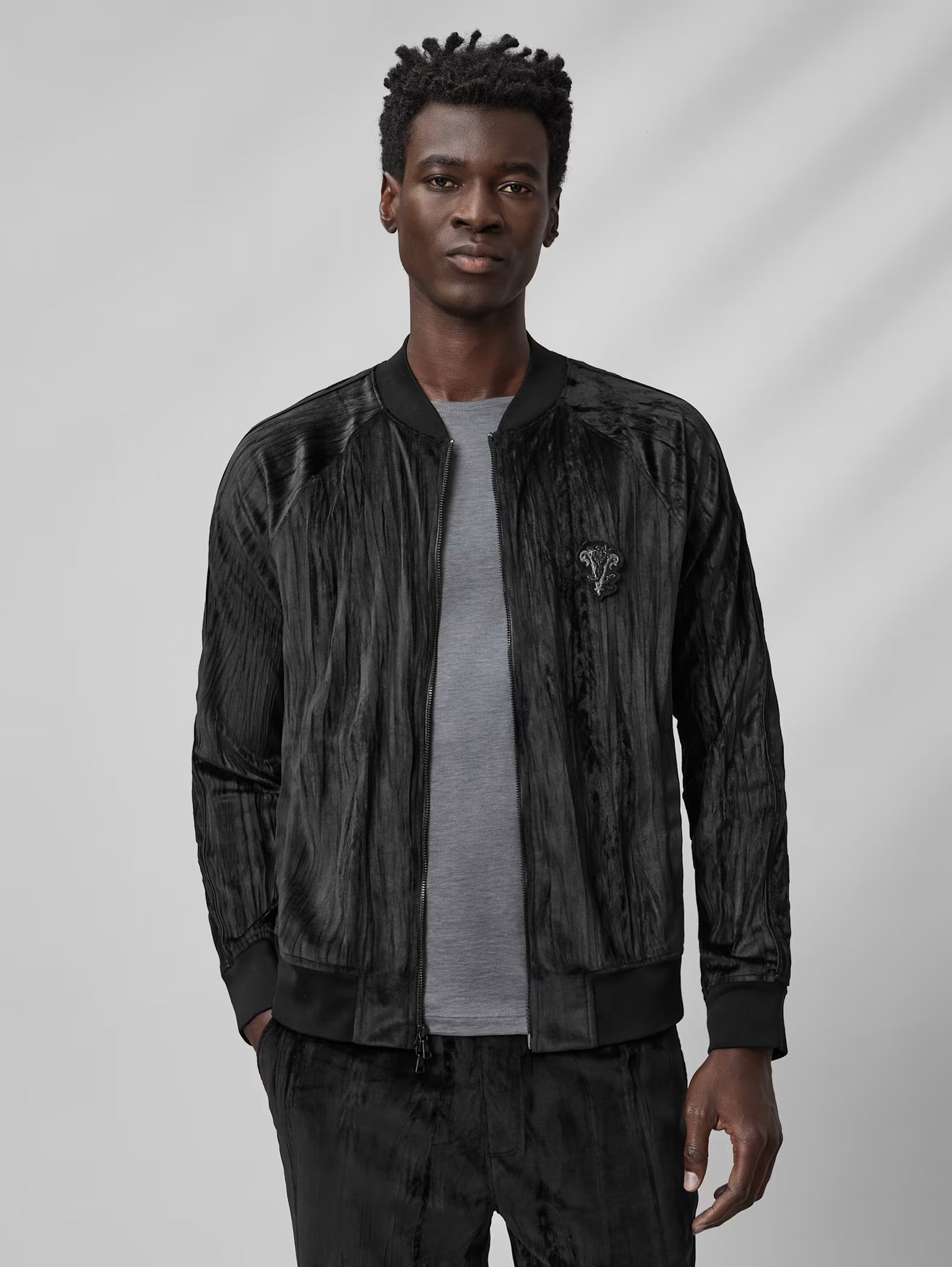 John Varvatos Salvator Bomber - Black