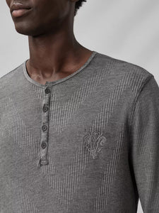 John Varvatos Klaus Henley - Flat Grey