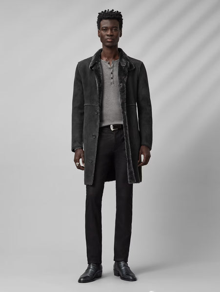 John Varvatos Klaus Henley - Flat Grey