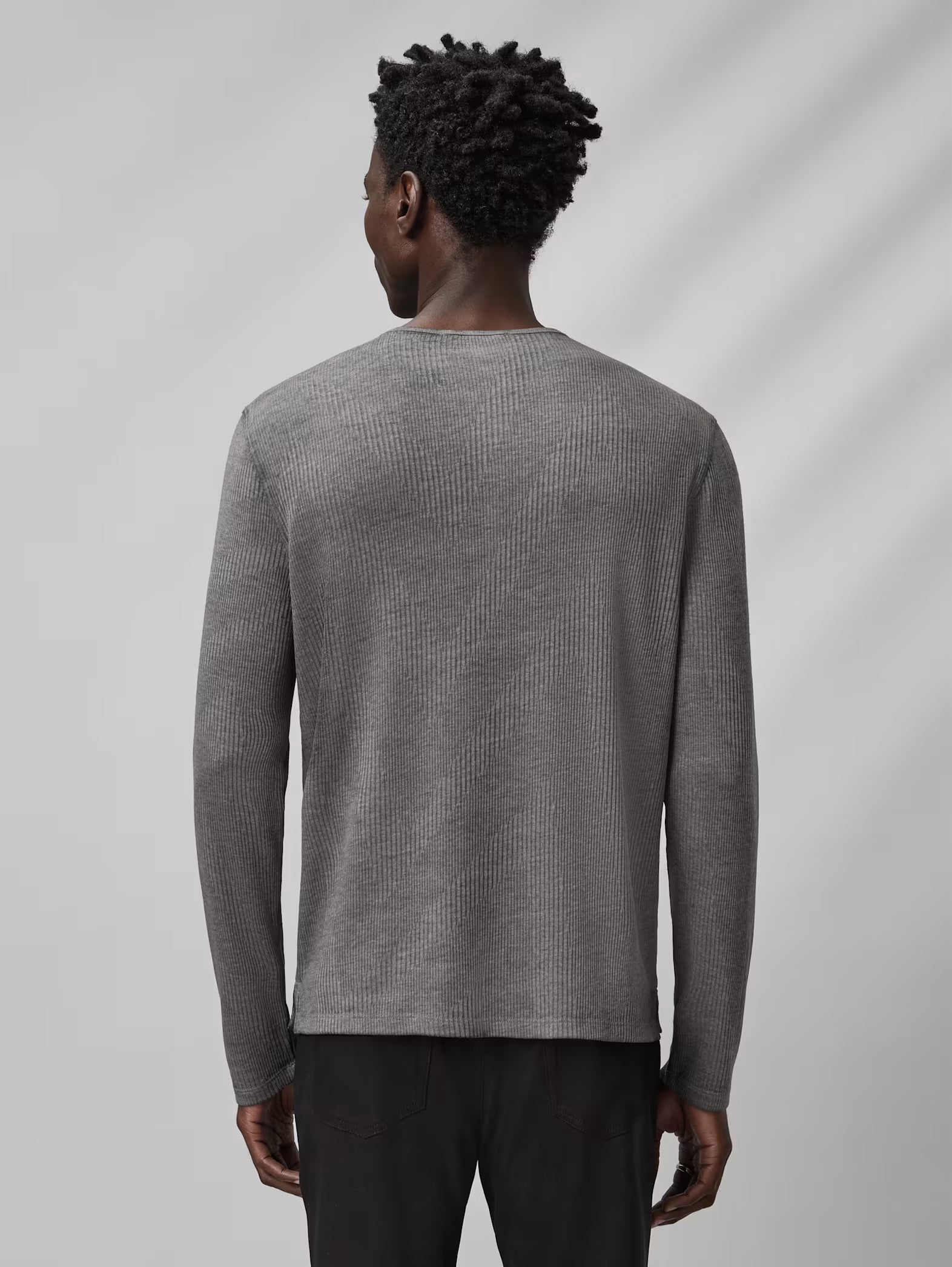 John Varvatos Klaus Henley - Flat Grey