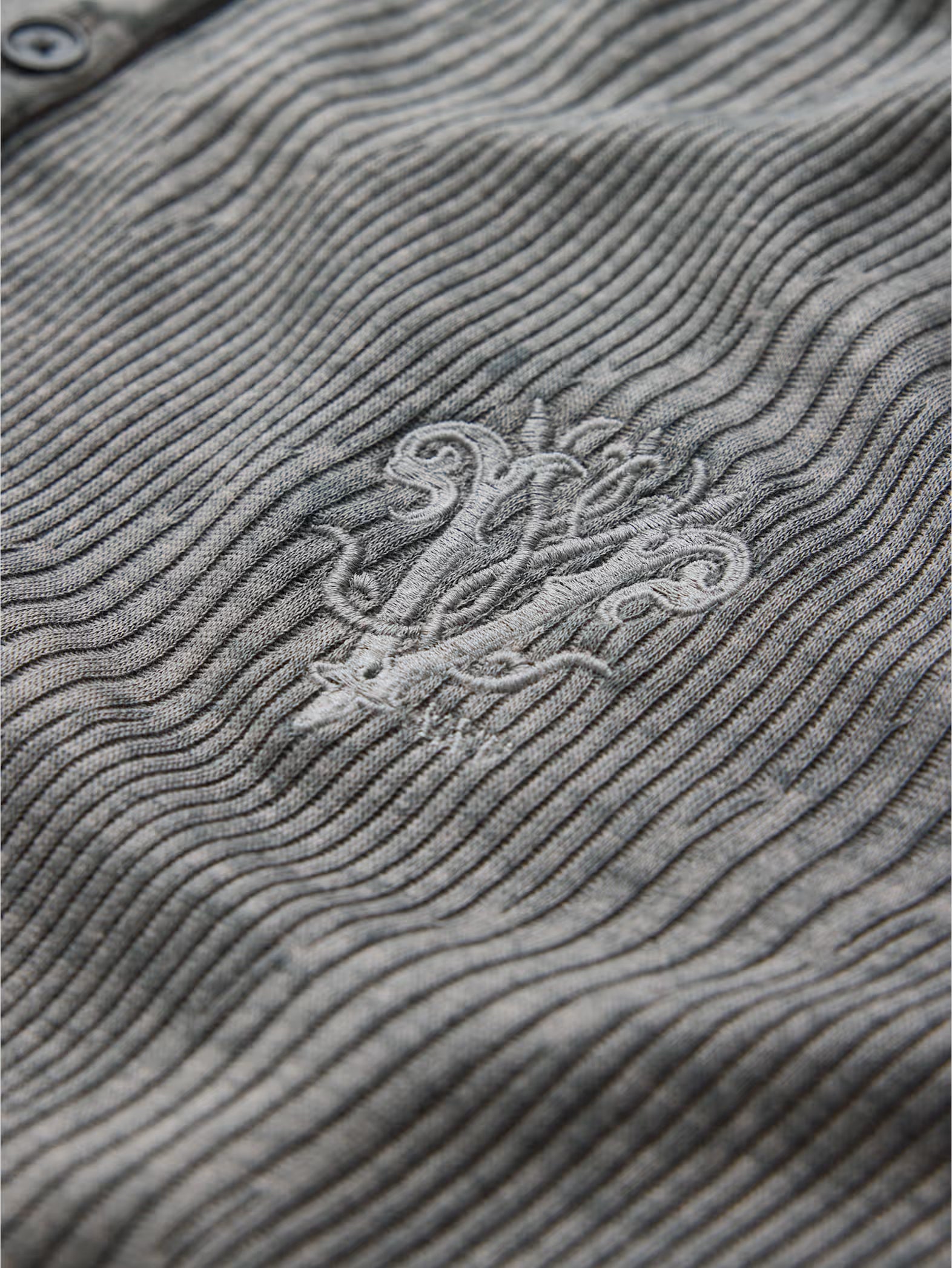 John Varvatos Klaus Henley - Flat Grey