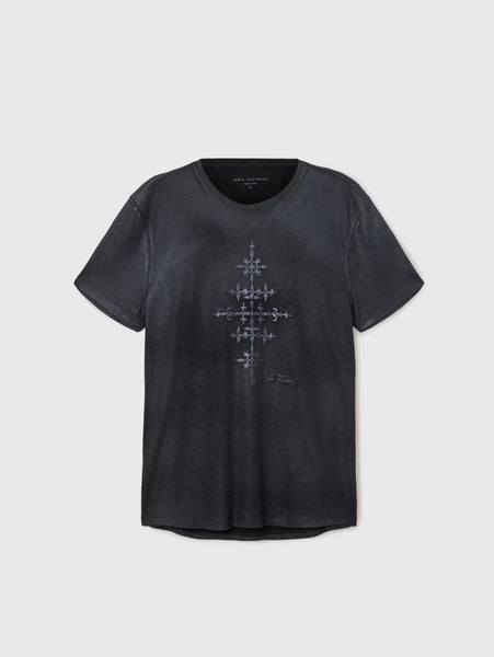 John Varvatos Wrought Iron Tee - Black