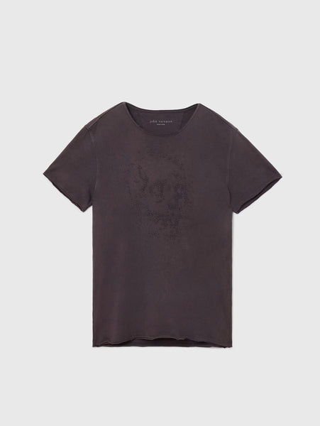 John Varvatos Beaded Skull Tee - Oxblood