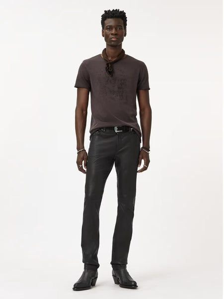 John Varvatos Beaded Skull Tee - Oxblood