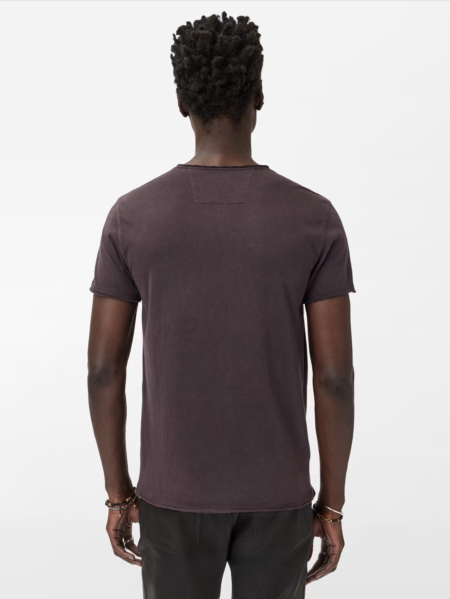 John Varvatos Beaded Skull Tee - Oxblood