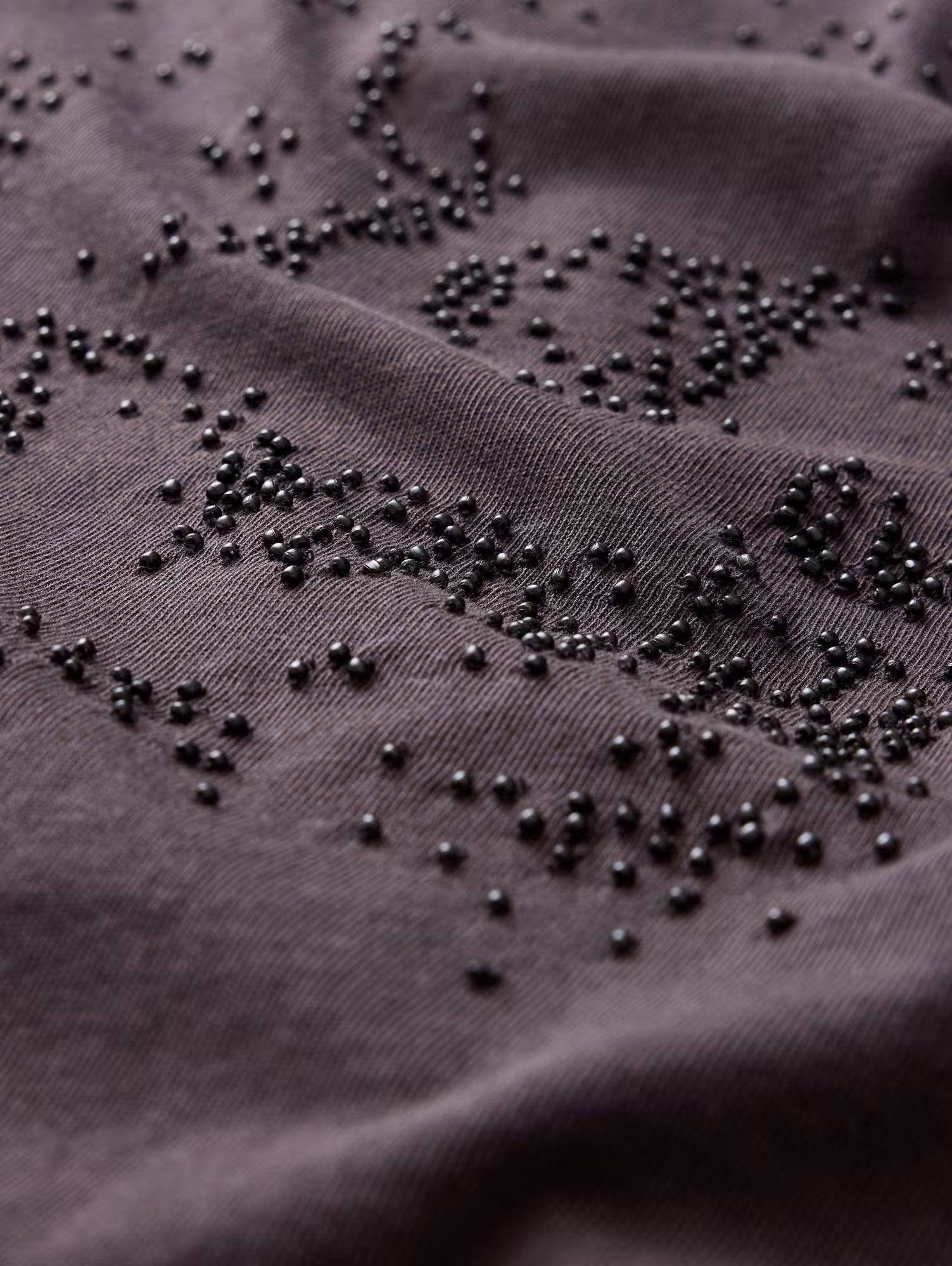 John Varvatos Beaded Skull Tee - Oxblood