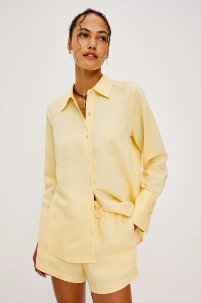 Rails Knox Linen Viscose Top in Sunshine