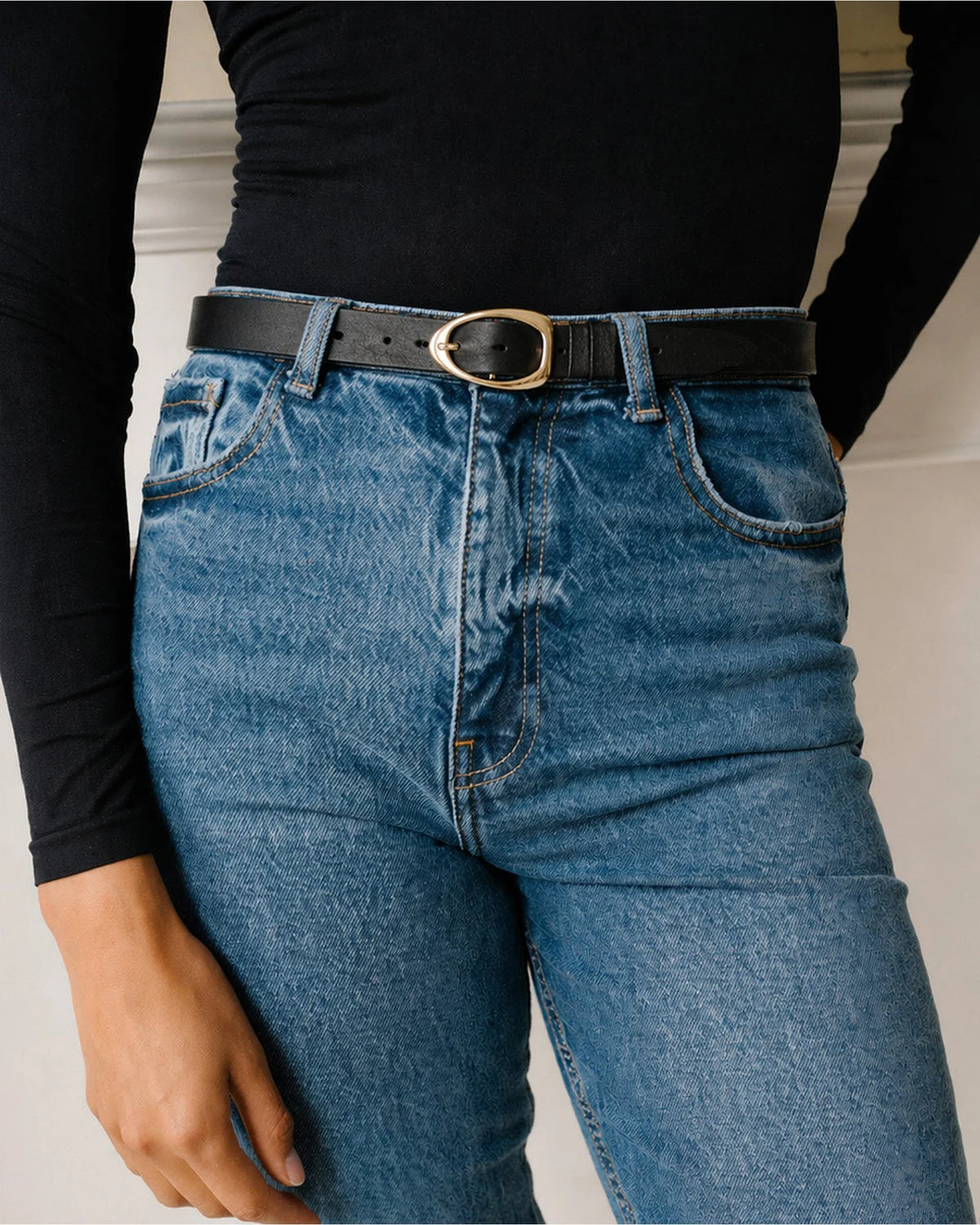 Brave Kanika Belt in Smoke Canada with Silver