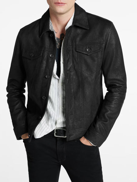 John Varvatos Andrew Trucker - Black