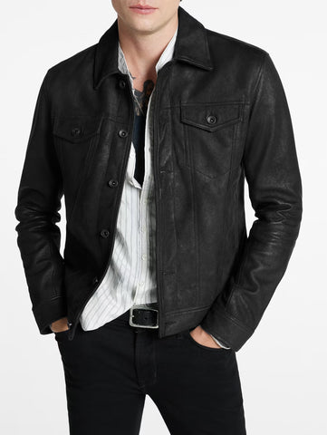 John Varvatos Andrew Trucker - Black