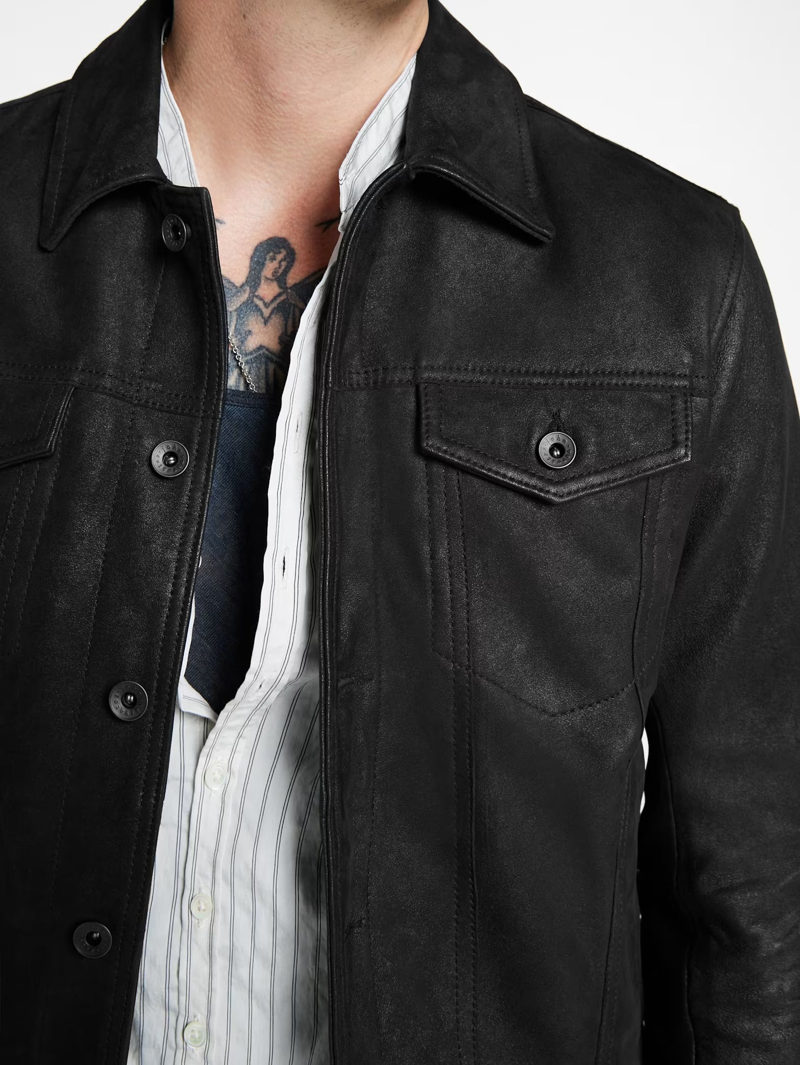 John Varvatos Andrew Trucker - Black