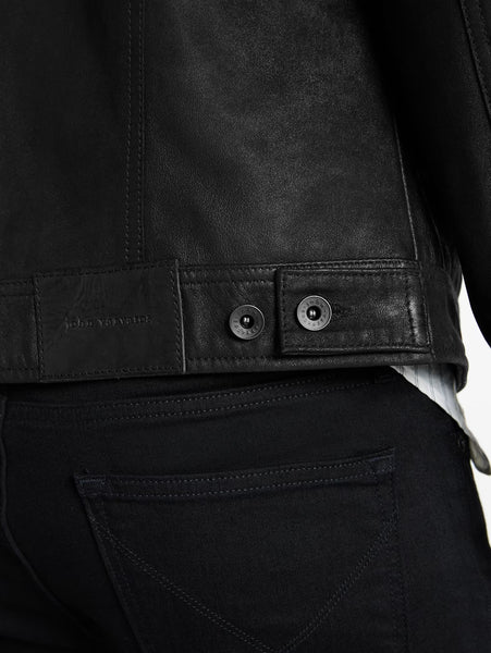 John Varvatos Andrew Trucker - Black